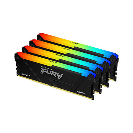 Kingston FURY Beast RGB 64GB DDR4 3600 MT/s atminties modulis