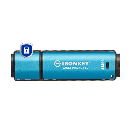 Kingston IronKey Vault Privacy 50 512GB USB 3.0 Saugus