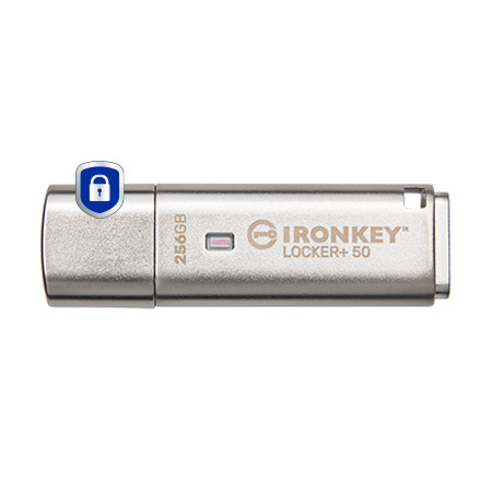 Kingston IronKey Locker+ 50 256GB USB 3.0 Saugus