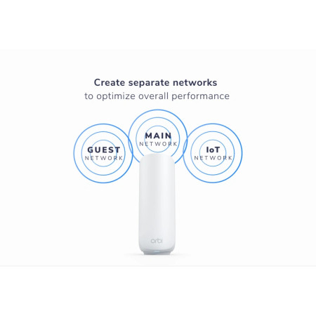 Netgear Orbi RBE372-100EUS Wi-Fi 7 Mesh Rinkinys