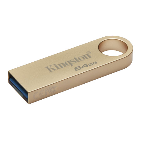 Kingston Technology DataTraveler SE9 G3 USB atmintukas 64 GB A tipo 3.2 Gen 1 (3.1 Gen 1) auksinis