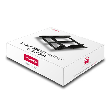 Axagon RHD-225 montavimo rinkinys juodas metalas