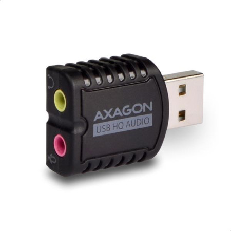 AXAGON MINI GARSO KORTELĖS ADAPTERIS USB2.0/96KHZ/24BIT ADA-17