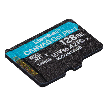 Kingston Technology Canvas Go! Plus 128 GB MicroSD UHS-I Klasės 10