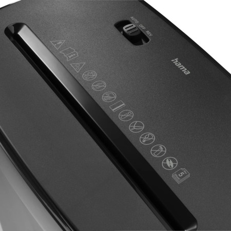 Hama Safe X50 dokumentų naikiklis Kryžminis 65 dB 22 cm Juoda