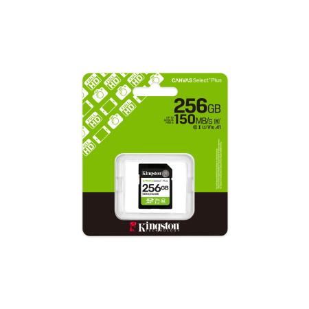 Kingston Canvas Select Plus 256 GB SD kortelė