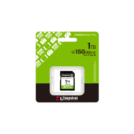 Kingston Technology Canvas Select Plus Gen3 1 TB SD UHS-I Klasės 10