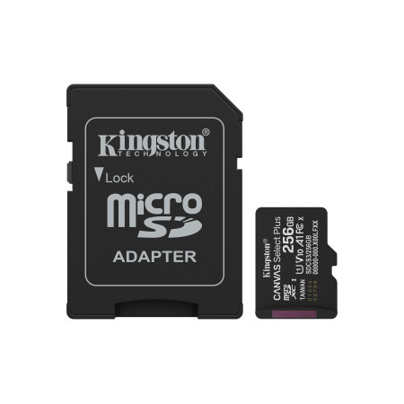 Kingston 256GB Micro SDXC UHS-I Atminties Kortelė