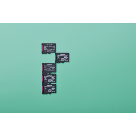 Kingston 256GB Micro SDXC UHS-I Atminties Kortelė