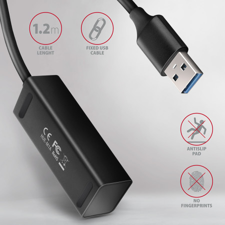 Axagon HUE-M1AL USB 3.2 Gen 1 šakotuvas
