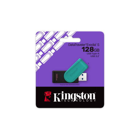 Kingston DataTraveler Exodia S USB atmintukas 128 GB
