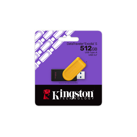 Kingston DataTraveler Exodia S USB atmintukas 512 GB
