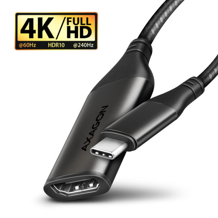 USB-C į HDMI Vaizdo Kabelio Adapteris 0.25m RVC-HI2M