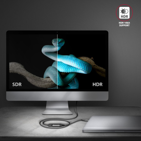 USB-C į HDMI Vaizdo Kabelio Adapteris 0.25m RVC-HI2M