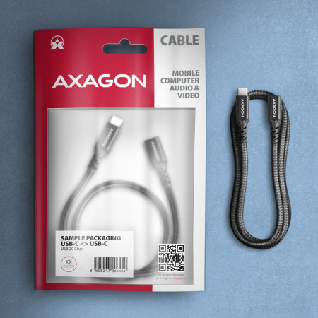 Axagon BUCM32-CF05AB USB 3.2 Gen 2x2 kabelis 0,5 m