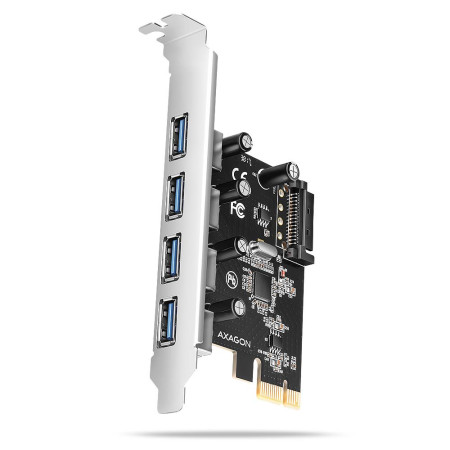USB2 PCIe 4-port I/O kortelė PCEU-430RS AXAGON