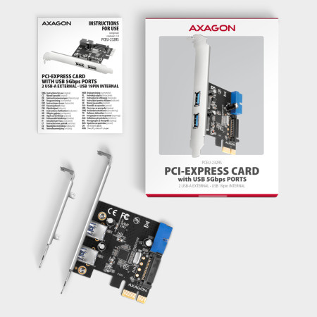 Vidinė USB 3.2 Gen 1 adapteris PCEU-232RS AXAGON