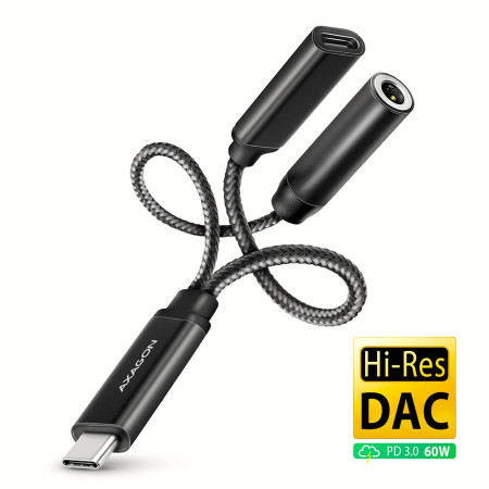 USB-C/3.5MM HI-RES DAC GARSO KORTELĖS ADAPTERIS ADA-HCPD
