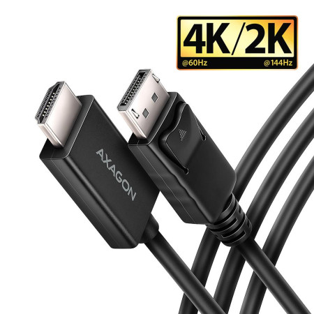 AXAGON DP į HDMI kabelis 1.8m