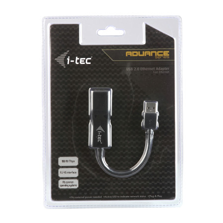 i-tec USB 2.0 greito Ethernet adapteris