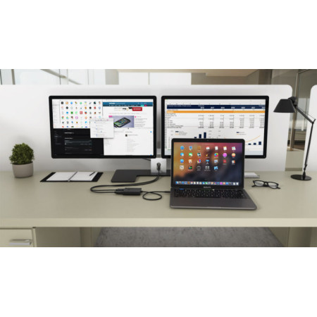 i-tec USB-C Dual Display Port Video Adapter