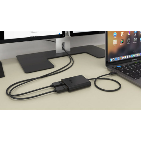 i-tec USB-C Dual Display Port Video Adapter