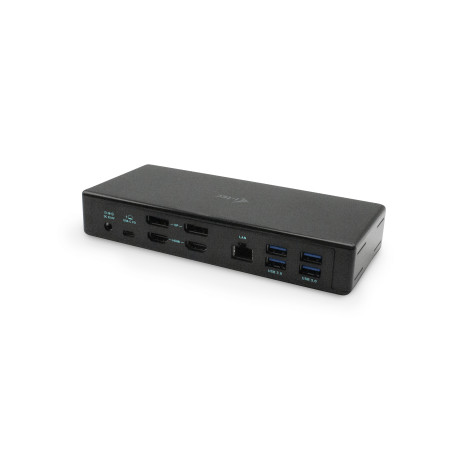 i-tec USB-C Quattro 4x Display Docking Station 2x DP 2x HDMI LAN Audio 85W