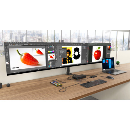 i-tec USB 3.0 / USB-C / Thunderbolt 3x 4K dokų stotis