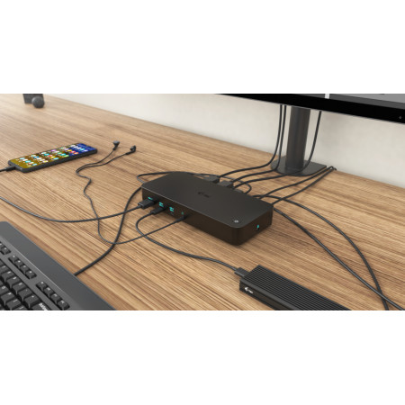 i-tec USB 3.0 / USB-C / Thunderbolt 3x 4K dokų stotis