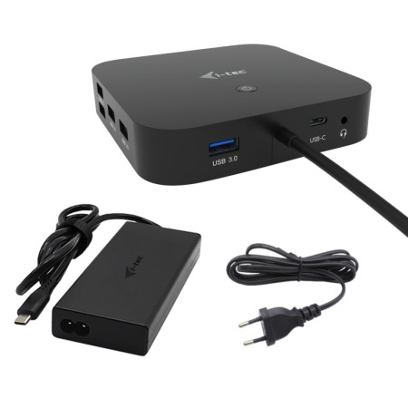 i-tec USB-C Triple Docking Station su 100W maitinimu