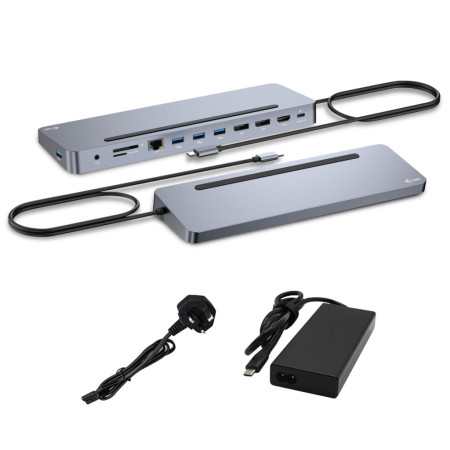 i-tec USB-C Metal Ergonomic 4K Docking Station