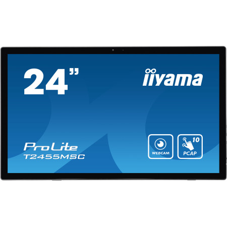 iiyama T2455MSC-B1 24 colių kompiuterio monitorius su lietimui jautriu ekranu