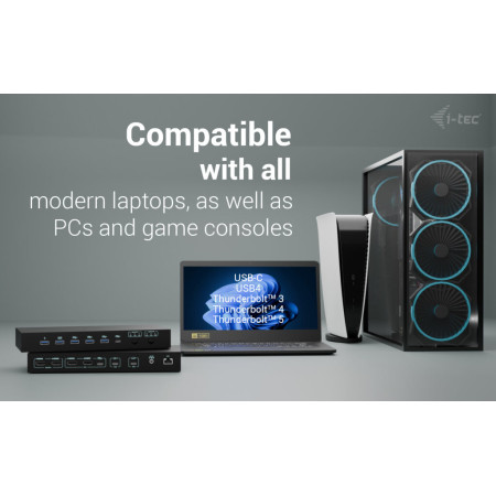 i-tec USB-C KVM Dock PRO 3