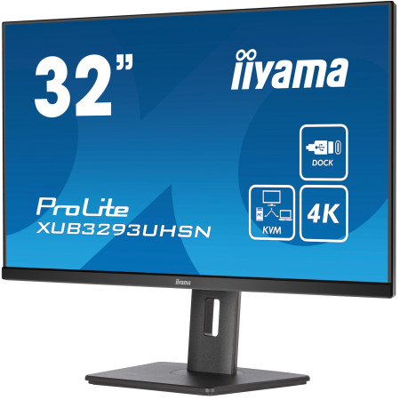 iiyama ProLite XUB3293UHSN-B5 kompiuterio monitorius 31.5" 4K Ultra HD