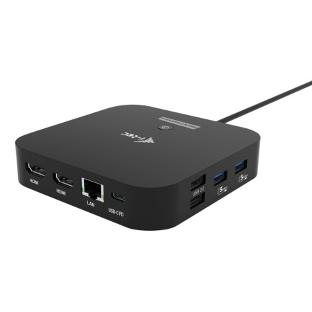 i-tec USB-C Dual HDMI 4K 60Hz adapteris su 2xUSB-C ir 4xUSB-A