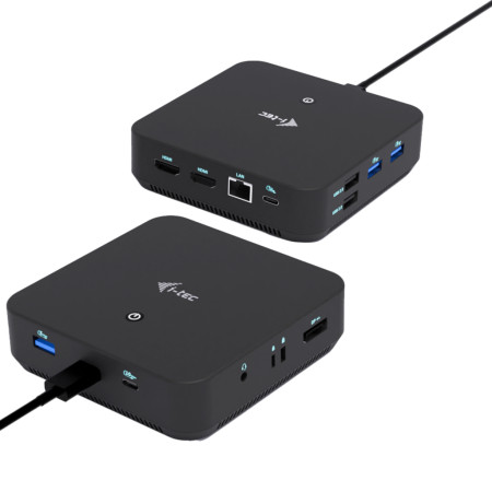 i-tec USB-C DP Dual HDMI 4K 60Hz adapteris su 5xUSB-A