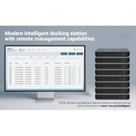 i-tec USB-C Išmanusis Trigubas Ekrano Dokas 100W