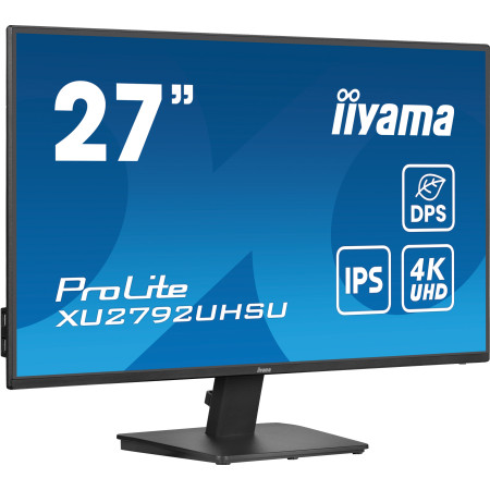iiyama ProLite XU2792UHSU-B6 kompiuterio monitorius 68,6 cm (27") 4K Ultra HD LED Juoda