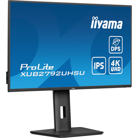iiyama ProLite XUB2792UHSU-B6 kompiuterio monitorius 68,6 cm (27") 4K Ultra HD LED Juoda