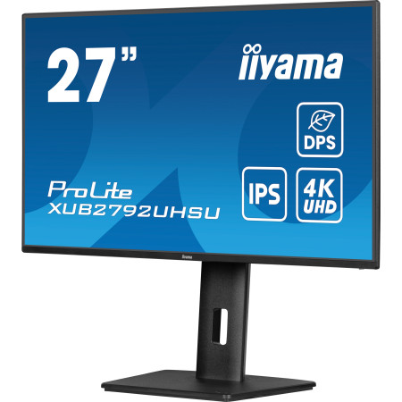 iiyama ProLite XUB2792UHSU-B6 kompiuterio monitorius 68,6 cm (27") 4K Ultra HD LED Juoda