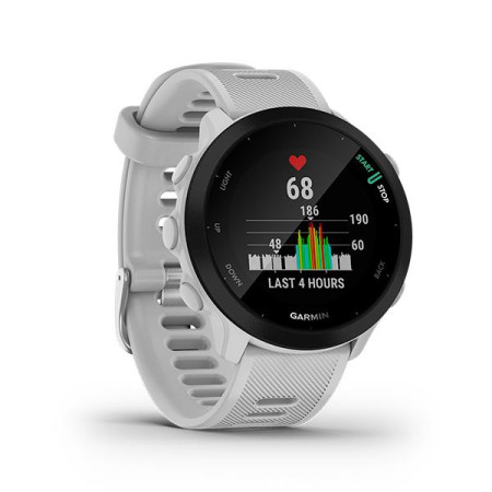 Garmin Forerunner 55 išmanusis laikrodis (Balto akmens)
