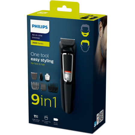 Philips Multigroom 3000 9in1 MG3740/15 juodas