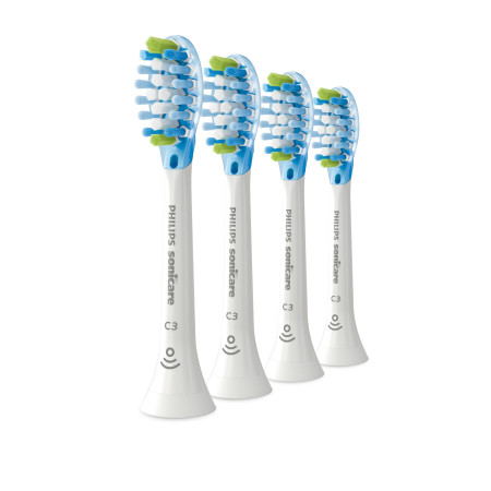 Philips Sonicare C3 Premium Plaque Defence HX9044/17 | 4 vnt. | balti
