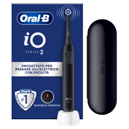 Oral-B iO 2 naktinė dantų šepetėlio versija juoda su etui
