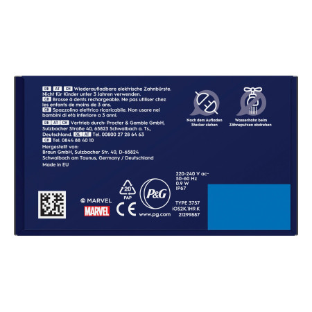 Oral-B iO Kids Marvel Spiderman + juodas dėklas