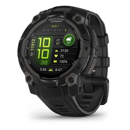 Garmin Instinct 3 AMOLED laikrodis, juodas