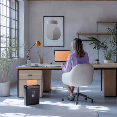 Hama Prime M50CD-B dokumentų naikiklis Smulkinimas itin mažais gabalėliais 68 dB Juoda