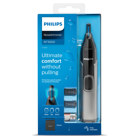 Philips NT3650/16 nosies ir ausų plaukų kirpimo mašina