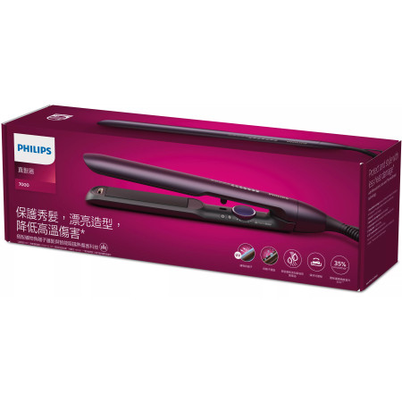 Philips 7000 BHS752/00 tamsiai violetinės spalvos tiesinimo žnyplės