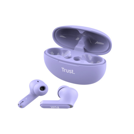 Trust Yavi True Wireless Stereo ausinės Violetinės